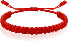 Red Protection Pulsera - Handmade Red String Bracelet for Spiritual Energy & Luck