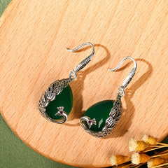 Elegant Peacock Style Earrings - Harmonious Energy for Fashion & Spiritual Connection