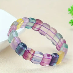 Vintage Natural Agate Beaded Bracelet for Grounding, Stability, and Emotional Balance