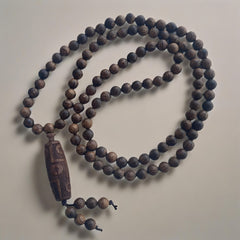 Bohemian 108-Bead Prayer Beads - Natural Vietnamese Incense Wood for Meditation & Harmony