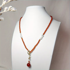 Natural Stone Couples Necklaces: Energy Protection & Spiritual Connection for Halloween & Christmas