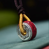 Cinnabar Amulet Pendant - Powerful Energy Charm for Luck, Protection & Spiritual Harmony