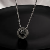 Pixiu Fortune Beads Necklace with Double Rings — Wealth Attraction, Protection & Energy Harmony Amulet