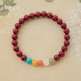 Cinnabar Five-Element Bracelets for Couples - Enhancing Luck & Career Harmony