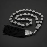 Black Onyx Muslim Prayer Beads - Spiritual Energy & Harmony Tasbih Rosary