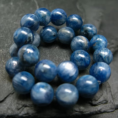 Infused Spiritual Calming Bracelet Natural Blue Beads Third Eye Chakra Inner Peace Bohemian Vintage Gift