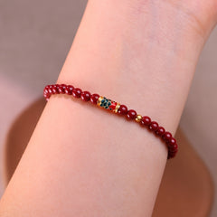 Cinnabar Koi Bracelet Gift Set - Harmony & Prosperity for Daily Wear