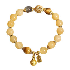 Vintage Citrine Harmony Bracelet — Abundance & Confidence Boosting Crystal Jewelry