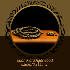 Premium Agarwood Round Beads Necklace & Bracelet - Spiritual Harmony & Energy Balance Jewelry