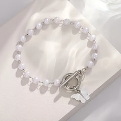 Bohemian Acrylic Bracelet with Butterfly Clasp - Daily Wear for Energy Protection & Spiritual Growth