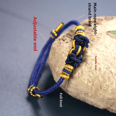 Traditional Royal Style Handmade Braided Cord Bracelet - Vibrant Energy for Daily Harmony