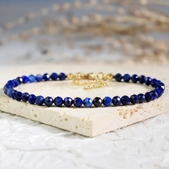 Classic Glitter Natural Stone Handband - Daily Wear & Valentine's Day Fashion Charm