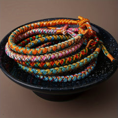 Bohemian Ethnic Bracelet - Colorful Rope Design for Harmony & Joy