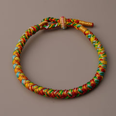 Bohemian Ethnic Bracelet - Colorful Rope Design for Harmony & Joy