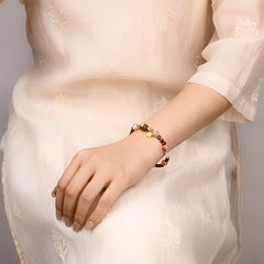 Tiger Eye Stone Bracelet - Natural Brown Beads for Protection & Confidence, Perfect Gift for Women