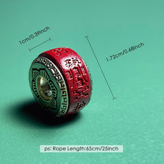 Cinnabar Amulet Pendant - Powerful Energy Charm for Luck, Protection & Spiritual Harmony