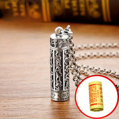 Enigmatic Pendant Of Six Characters — Spiritual Protection & Energy Harmony Amulet