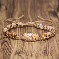 Boho-Chic Green Aventurine Beaded Bracelet - Harmony Energy & Natural Stone Charm