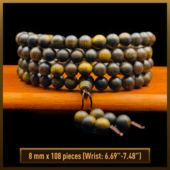 Premium Agarwood Round Beads Necklace & Bracelet - Spiritual Harmony & Energy Balance Jewelry