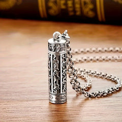 Enigmatic Pendant Of Six Characters — Spiritual Protection & Energy Harmony Amulet