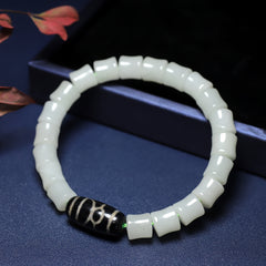 Handmade Natural Stone Bracelet with Sky Beads - Harmony & Spiritual Connection for Couples