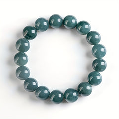 Men's & Women's Natural Stone Bracelet - Teal Beads for Harmony & Balance