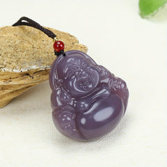Imitation Jade Purple Character Pendant — Symbol of Inner Renewal and Inherited Wisdom