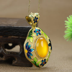 Ethnic Opal Pendant for Joy, Creativity, and Positive Energy