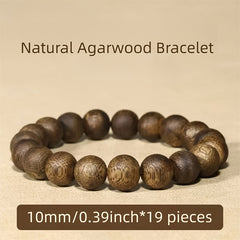 Vintage Buddhist Beaded Bracelet: High-Density Beads for Men's Spiritual Energy