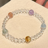 Bohemian Elegance Boho-Chic Summer Beaded Bracelet - Colorful Glass Beads for Energy Protection & Creative Expression