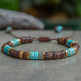 Vintage Imperial Stone Bracelet - Natural Stone Elegance for Daily Wear & Holiday Gifting