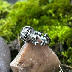 Coloured Adjustable Dog Ring — Spirit Animal Energy, Harmony & Protection Amulet