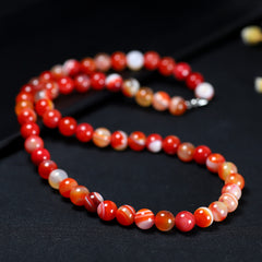 bohemian agate necklace for women&men natural stone pendant for emotional balance and grounding