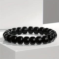 1pc Natural Agarwood Beads Bracelet - Spiritual Energy for Mindfulness & Healing