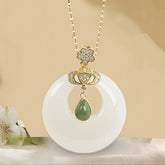 Elegant Boho-Chic Heart Pendant Necklace - Enhancing Harmony & Prosperity Through Spiritual Energy