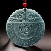 Nature Stone Pendant Necklace - Natural Harmony & Good Luck Energy