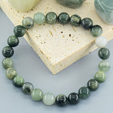 Green Grass Stone Bracelet - Natural Energy for Daily Wear
