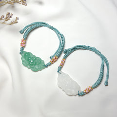 Elegant Peony Flower Bracelet – Prosperity Energy & Harmony for Daily Wear