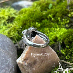 Coloured Adjustable Dog Ring — Spirit Animal Energy, Harmony & Protection Amulet