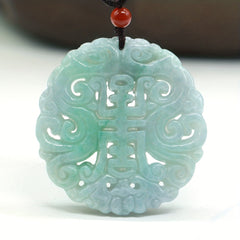 Stone Hollow Zodiac Dragon Sign Pendant – Traditional Symbol for Harmony & Prosperity