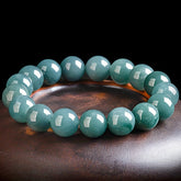 Men's & Women's Natural Stone Bracelet - Teal Beads for Harmony & Balance