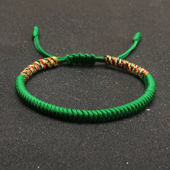 Hand-Woven Bracelet - Lucky Red Rope Design for Men's Fashion & Energy