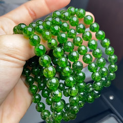 6-8-10-12-14mm Natural Olive Stone Bracelet Sun Wheel Heart Wheel Freedom Confidence Gift