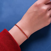 4 Colors Lucky Rope Bracelet: Adjustable Friendship Bracelet for Men with Colorful Energy