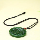 Green Jade Rose Pendant for Unconditional Love, Emotional Healing & Heart Chakra Balance