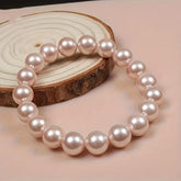 Elegant Freshwater Saltwater Pearl Bracelet Set — Pink, Purple & White Pearls for Harmony, Love & Spiritual Wellness