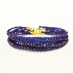 Ultra-fine Lapis Lazuli Beads Bracelet - Shiny Energy for Valentine's Day & Birthday Gifts