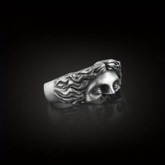 Aphrodite's Eye Goddess Venus Ring — Ancient Greek Spiritual Harmony & Energy Amulet
