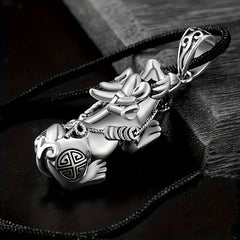 Vintage S925 Silver Wildlife Pendant — Spiritual Harmony, Protection & Bohemian Energy