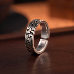 Adjustable Copper Dragon Ring – Protection, Luck & Spiritual Growth Talisman